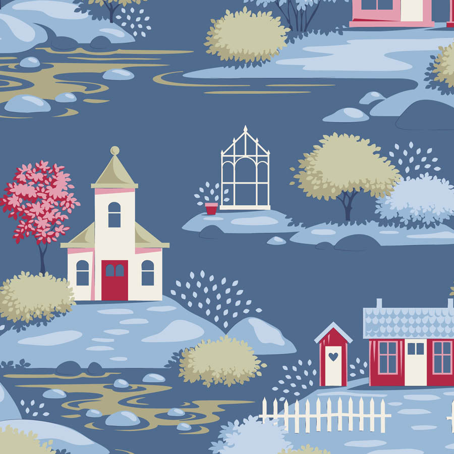 Tilda Village Life Village Blue *Pre-Order*