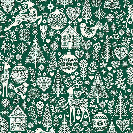 Scandi Holly Fat Quarter Bundle