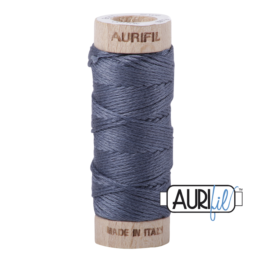 Aurifil 6-strand cotton floss - Medium Grey 1158