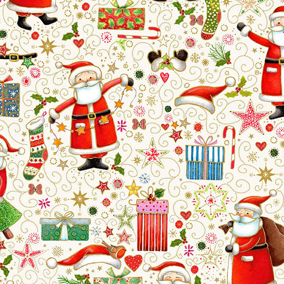 Jolly Saint Nick Fat Quarter Bundle