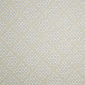 Dotty Grid White on Almond