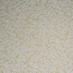 Little Ferns White on Taupe