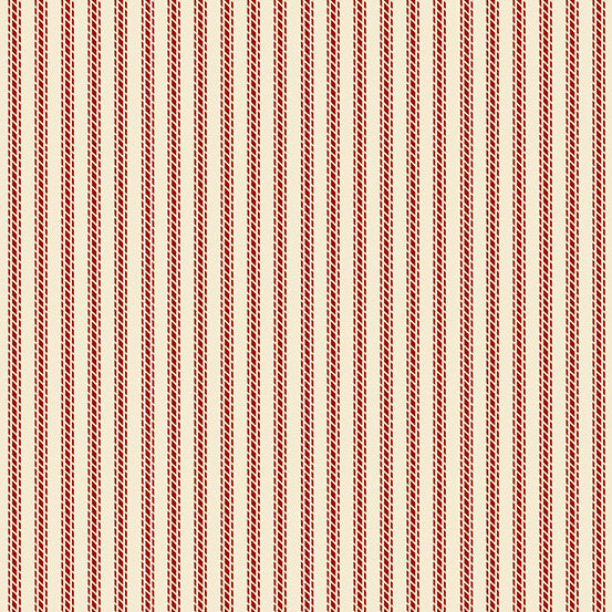 Cozy House Pillow Ticking Garnet