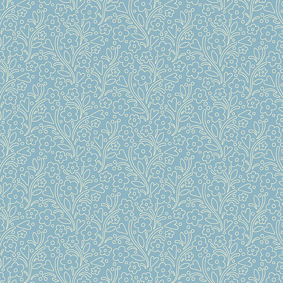 Cozy House Dainty Flowers Midnight