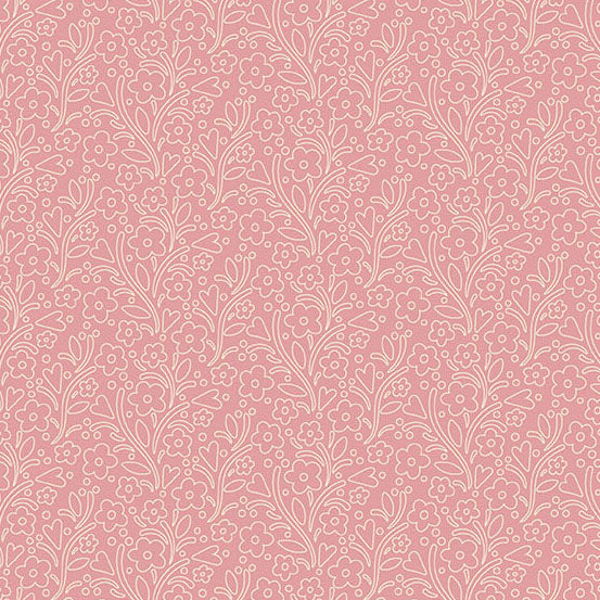 Cozy House Dainty Flowers Blush