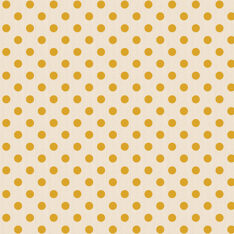 Tilda Woven Polkadot Yellow