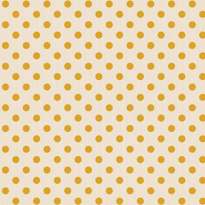 Tilda Woven Polkadot Yellow