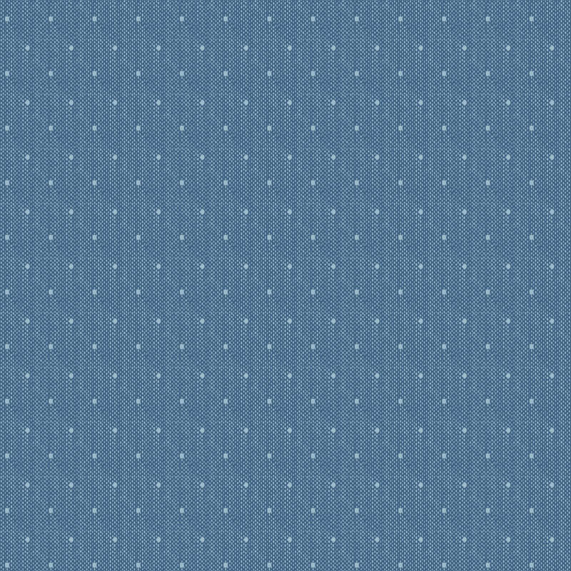 Back in Stock Soon! Tilda Woven Tinydot blue