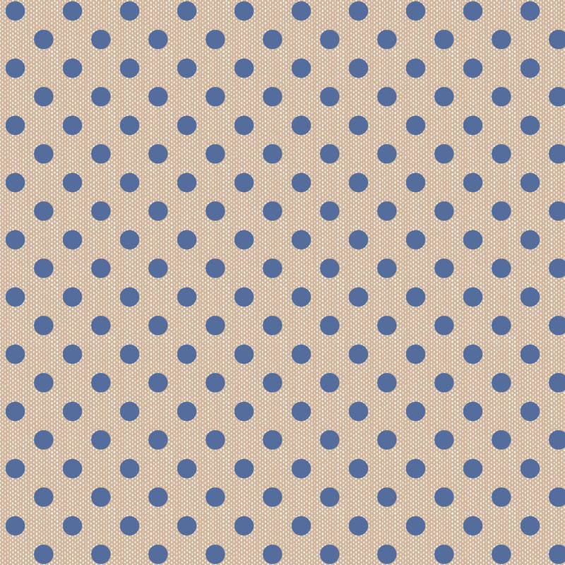 Tilda Woven Polkadot Blue