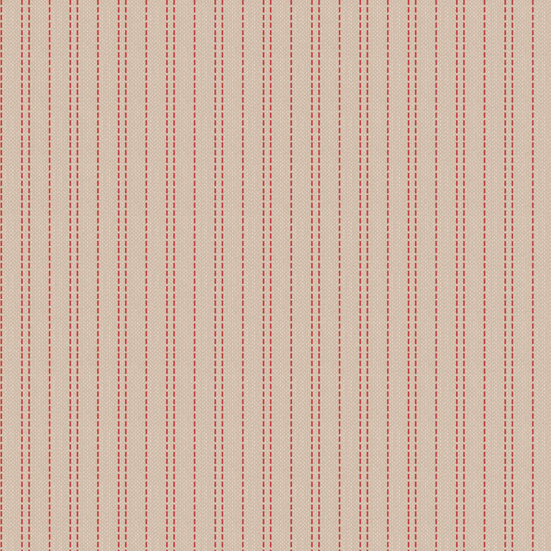 Tilda Woven Seamstripe Red