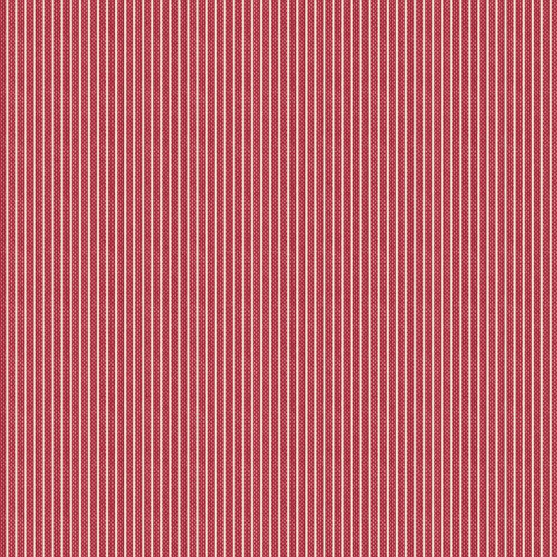 Tilda Woven Tinystripe Red