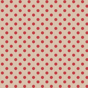 Tilda Woven Polkadot Red