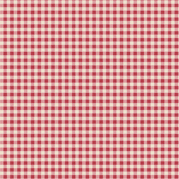Tilda Woven Gingham Red - country clothesline