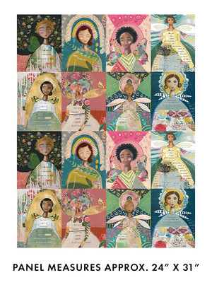 A Heart Led Life Angel Collage Panel