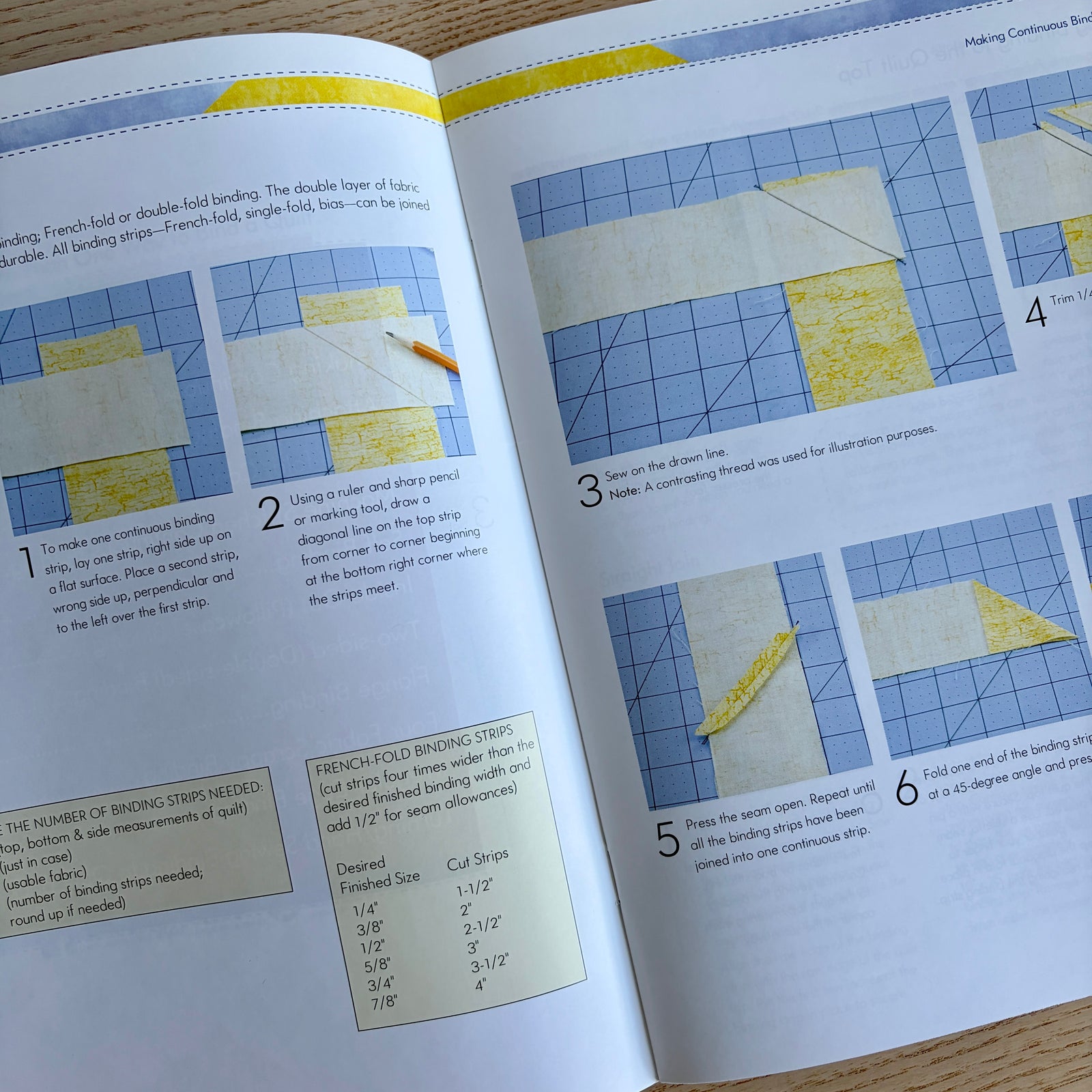 There's more than one way to bind a quilt