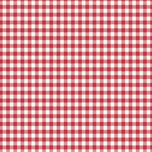 Tilda Gingham Red Wideback
