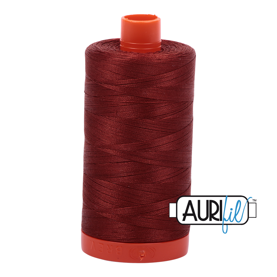 Aurifil 50wt Thread - Rust 2355