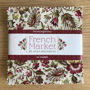 French Market Floral Charm Squares
