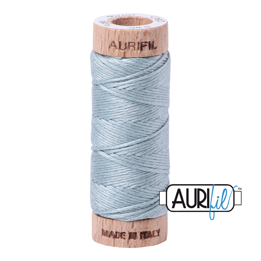 Aurifil 6-strand cotton floss - Bright Grey Blue 2847