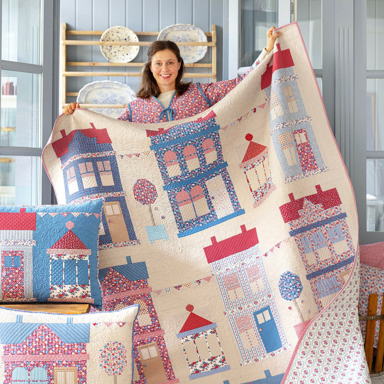 Tilda Village Life Village Burgundy *Pre-Order*