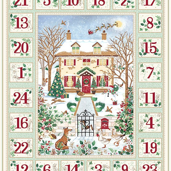 Country Christmas Advent Panel
