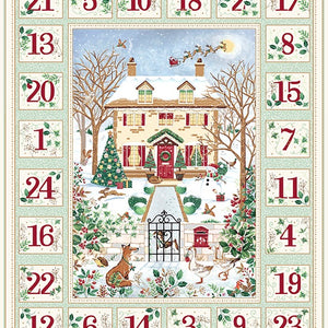 Country Christmas Advent Panel