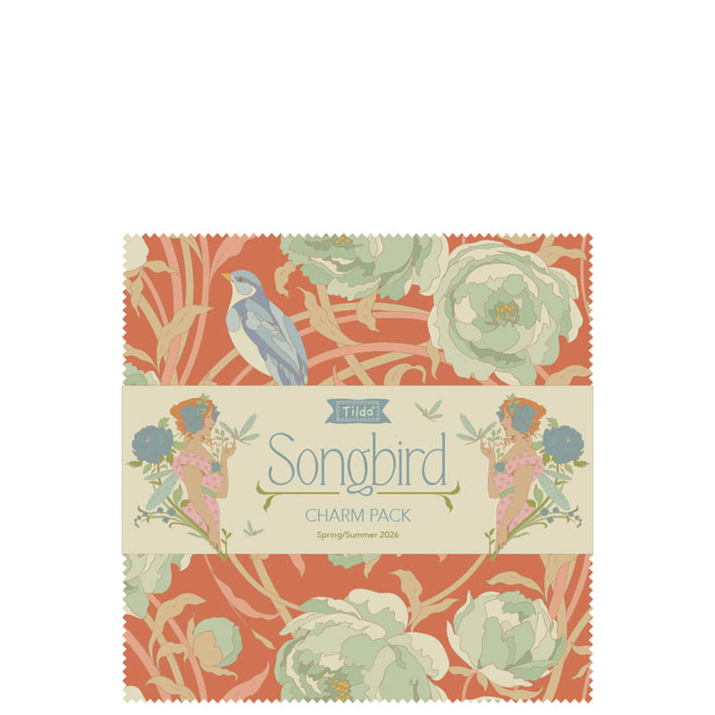 Tilda Songbird Charm Square