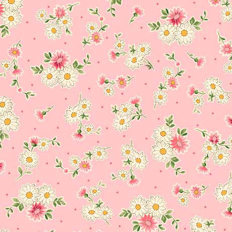 Vintage Blooms Daisy Pink