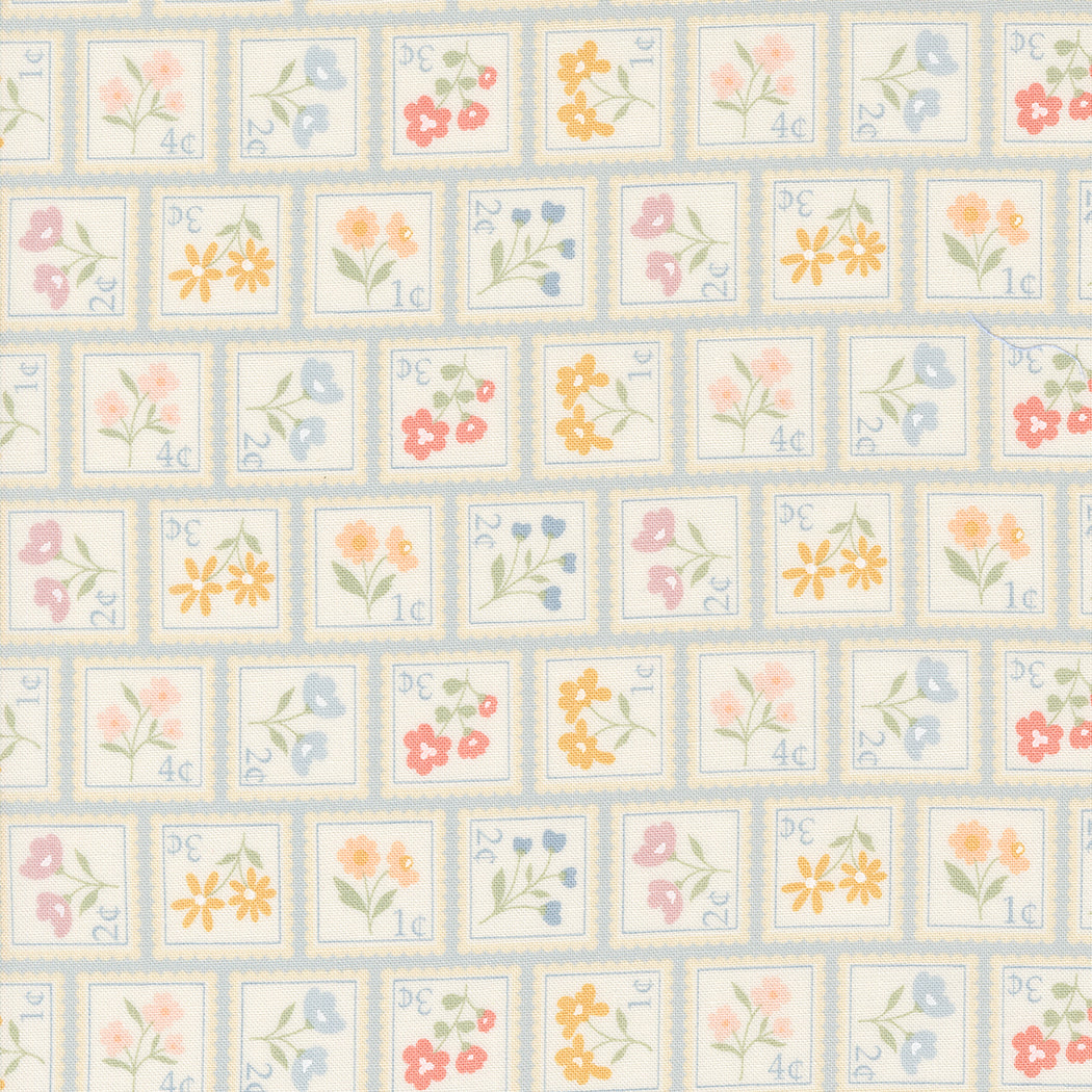 Cottage Charm Postage Stamp Powder Blue