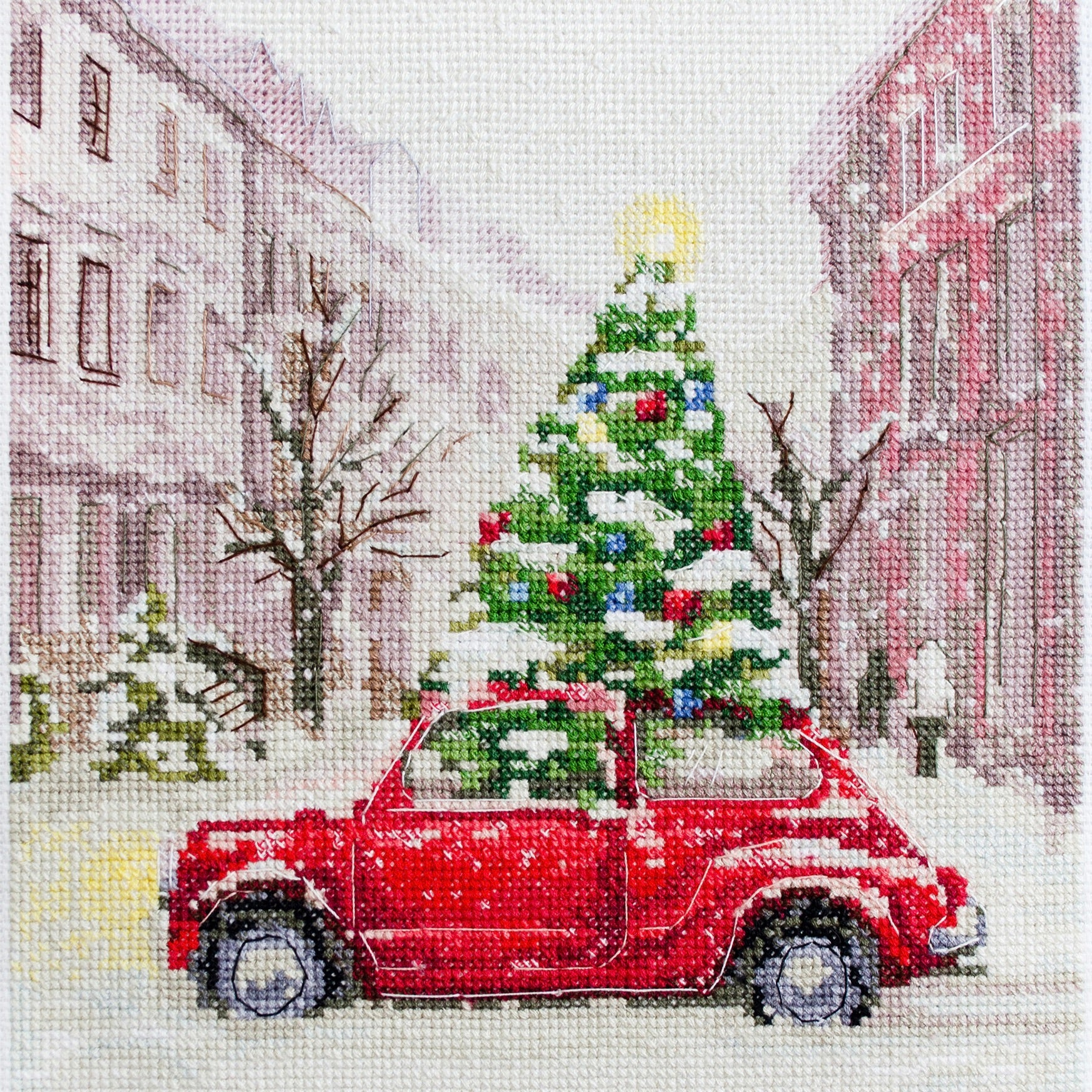 Cross Stitch Kit Going to Celebrate