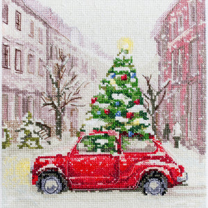 Cross Stitch Kit Going to Celebrate