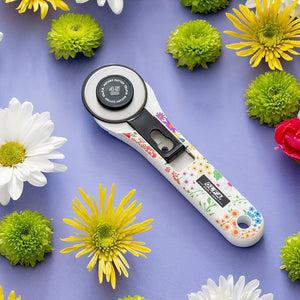Olfa Splash 45mm Rotary Cutter Blooming Garden
