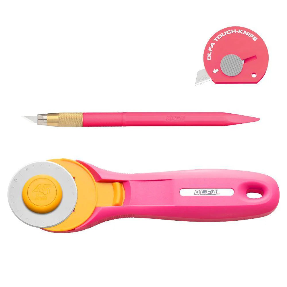 Olfa Splash 45mm Rotary Cutter Craft Set