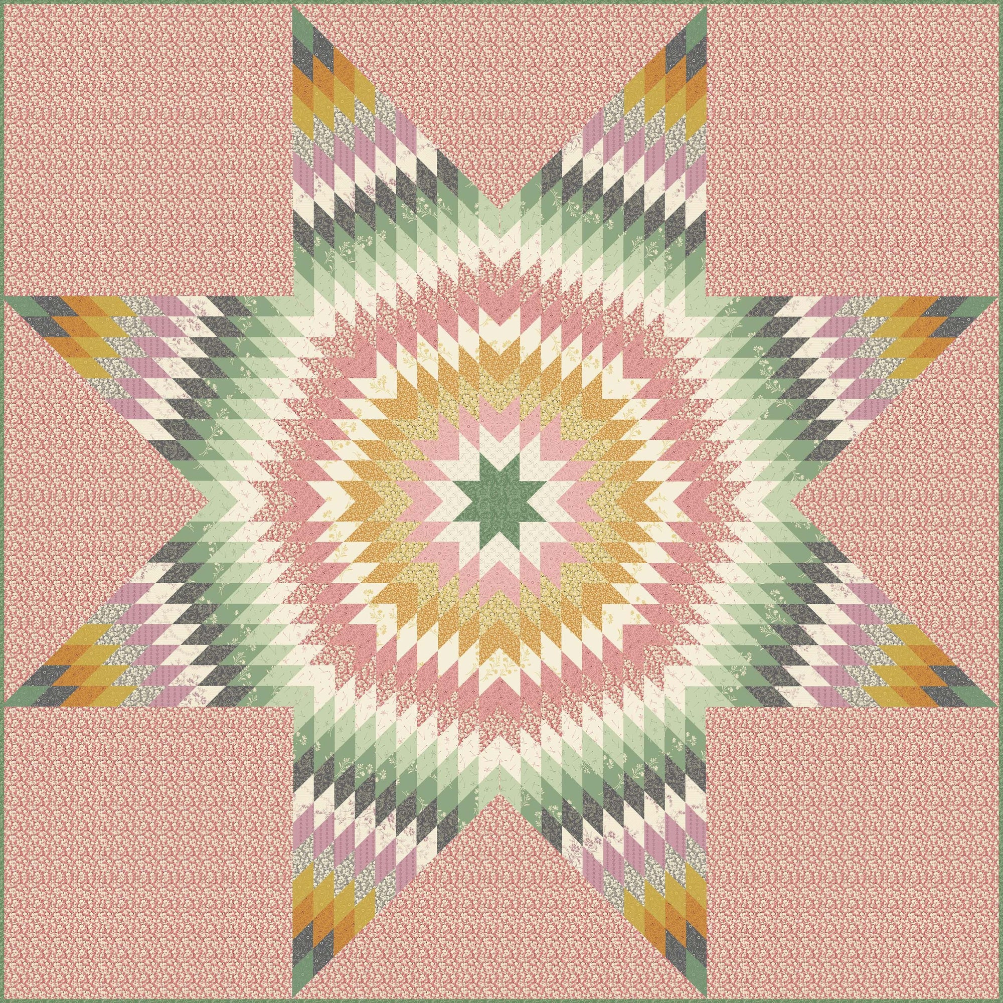 Solaris Quilt Kit Pink