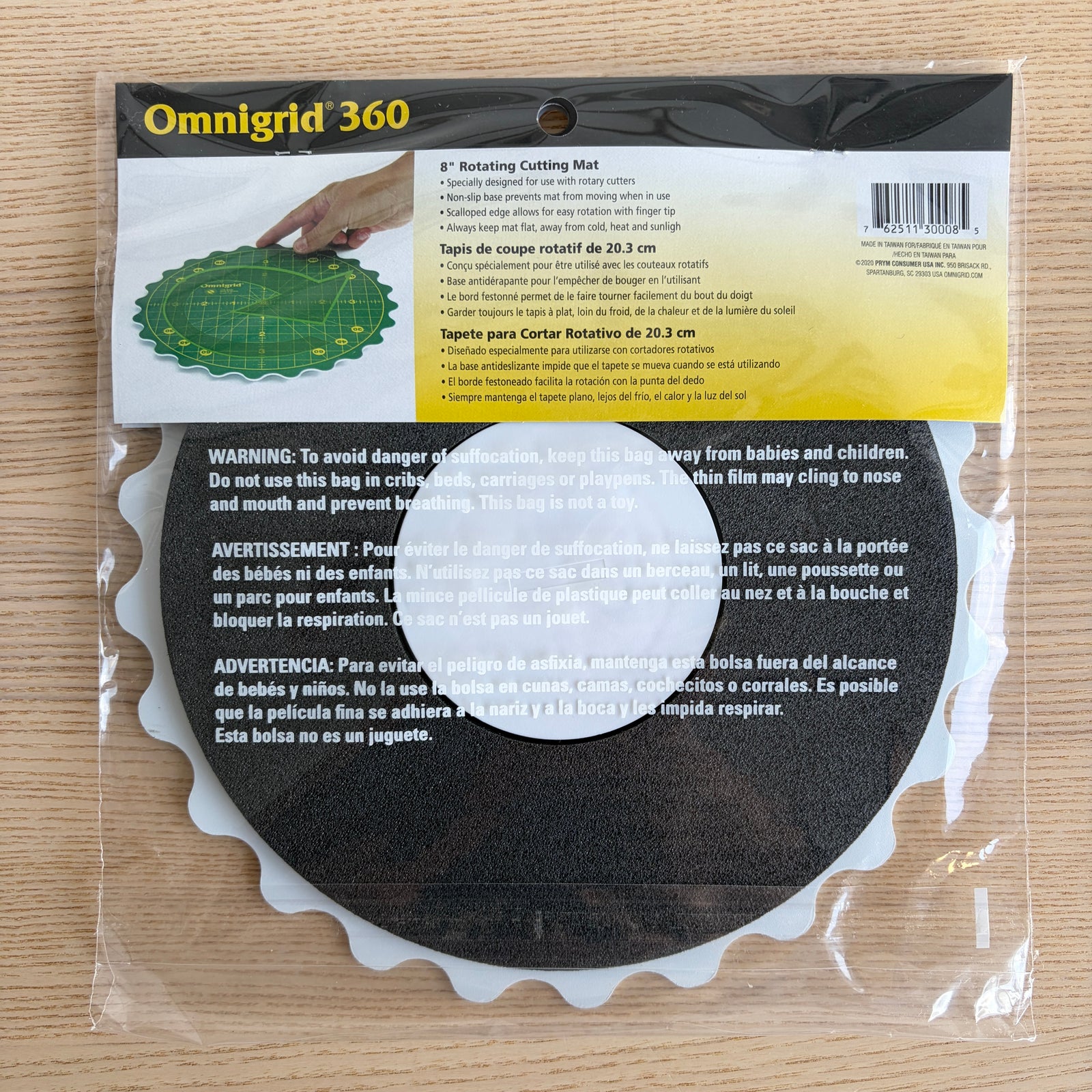 Omnigrid Rotating Cutting Mat 8"