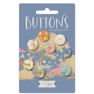 Tilda Sunday Brunch Buttons Blue