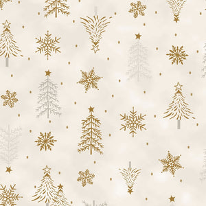 Frosty Snowflake Gold