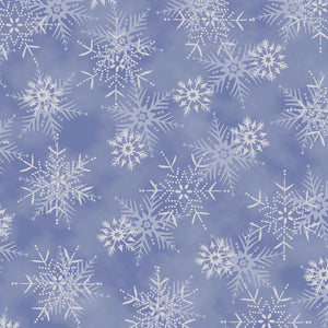 Frosty Snowflake Blue