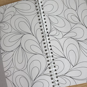 Free-motion designs for allover patterns
