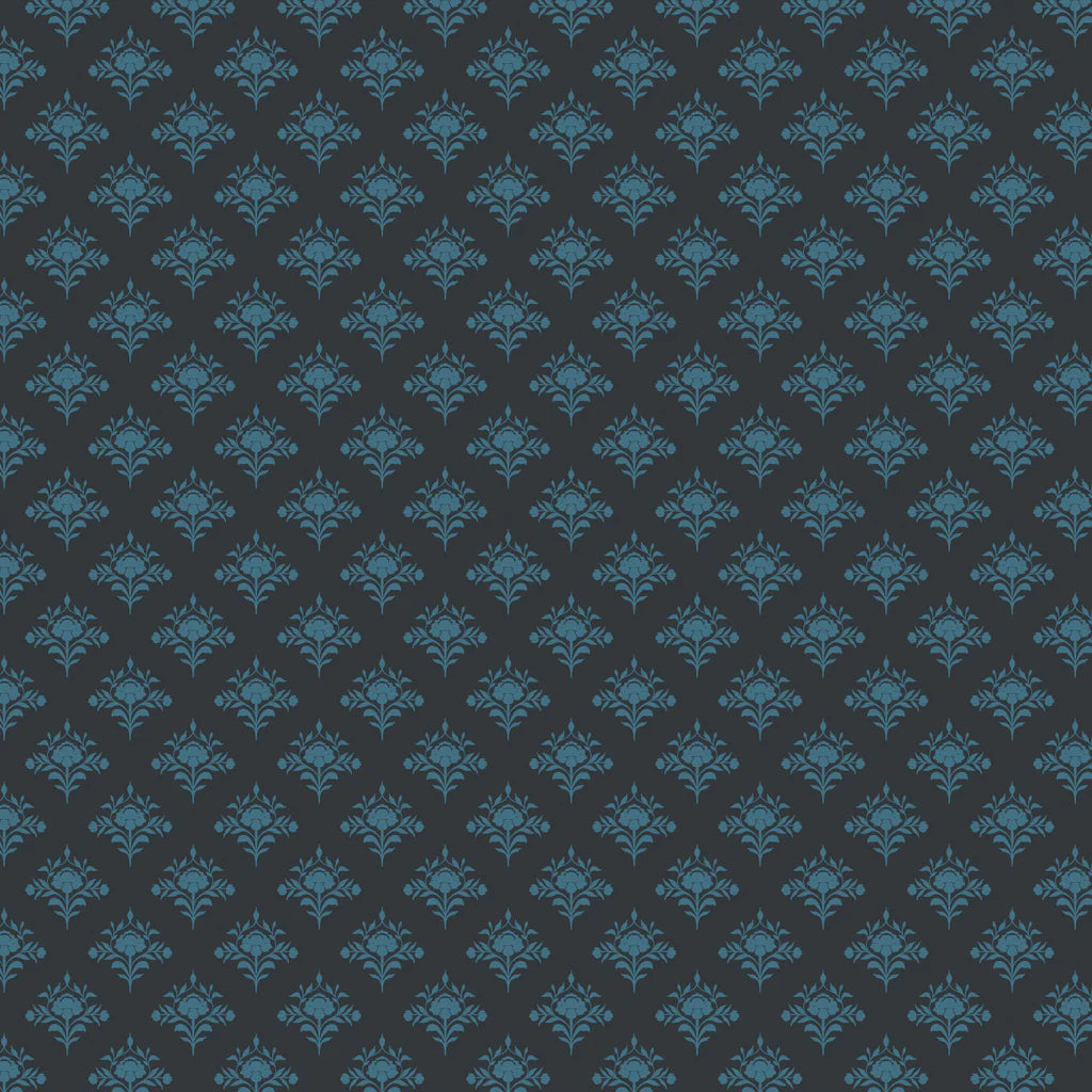 Dark Romance Dainty Damask Charcoal