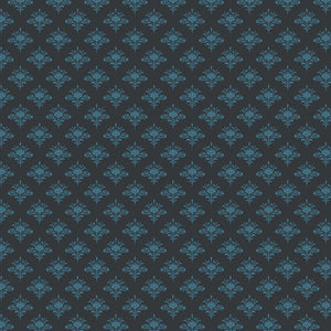 Dark Romance Dainty Damask Charcoal