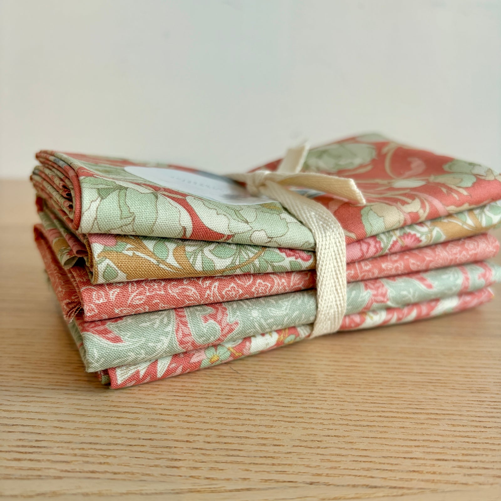 Tilda Songbird Fat Quarter Bundle Coral
