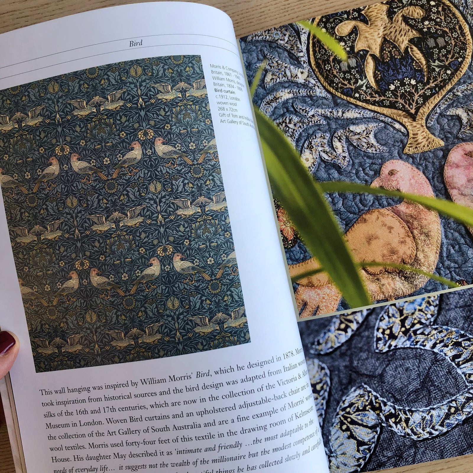 William Morris in Appliqué