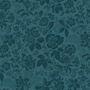 Glorious Garden Field Flowers Teal