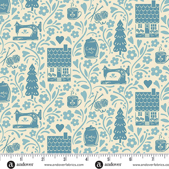 Cozy House Vignette Chambray