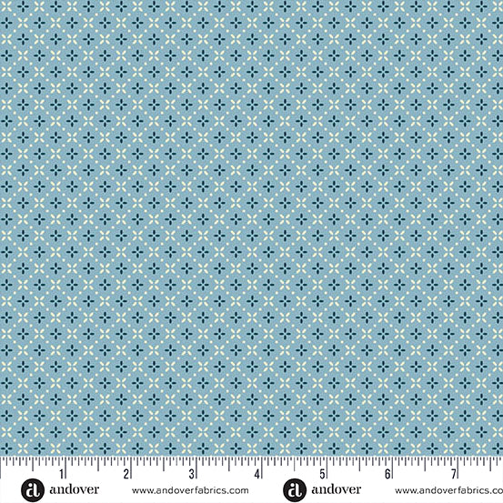 Cozy House Grandma's Stitches Chambray