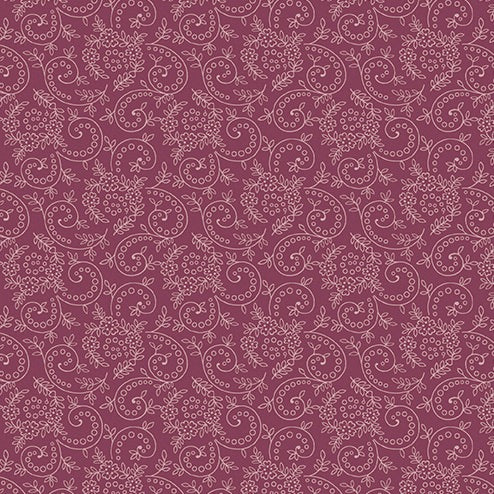 Sewing Basket Seagrass Ruby