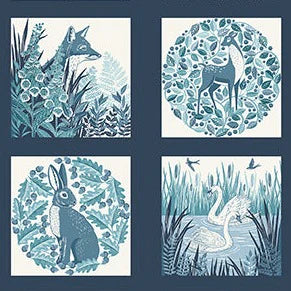Foxwood Quilt Kit Blue