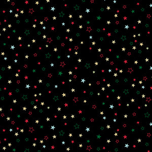 Cosy Christmas Stars Black