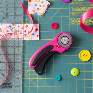 Olfa Ergonomic Rotary Cutter Magenta